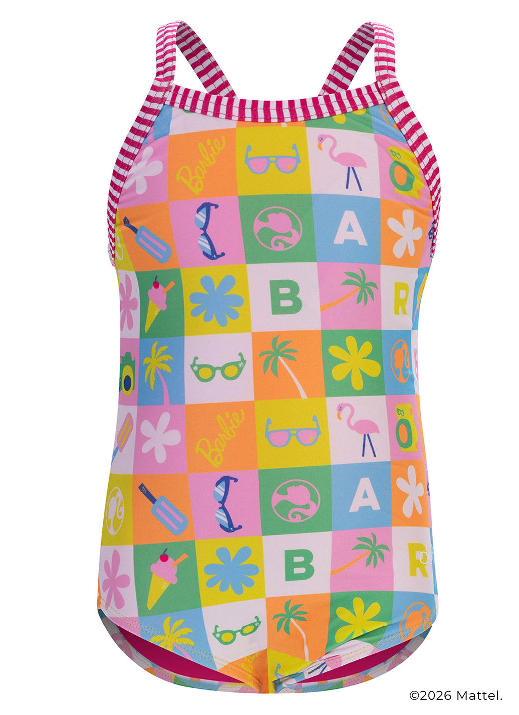Dolfin 【 Little Dolfin X Barbie キッズ ワンピース水着 】 Good Times