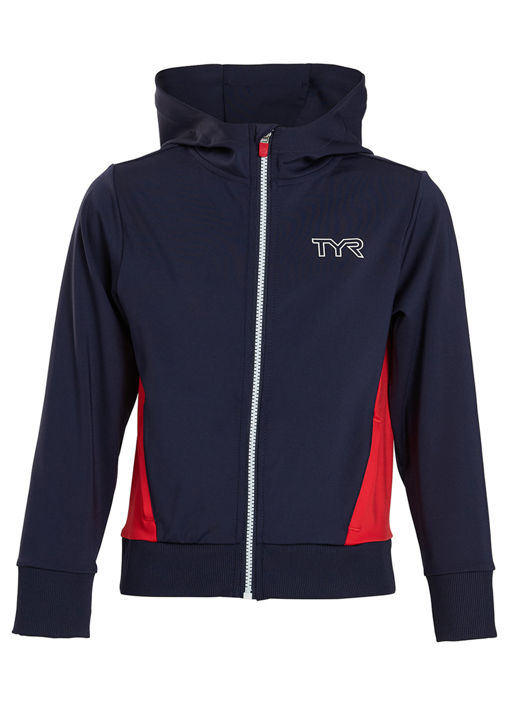 ブランド名TYR性別Kids商品名TYR キッズ テック フルジップ パーカー 高機能カラーBlack/Red/White/Blue/Royal/Navy/RedTYR Youth Tech Full Zip Hoodie ■ TYR Youth Tech Full Zip Hoodie：お子様の可能性を広げる高機能パーカー TYR（ティア）が誇るユース向けの高機能アパレル、TYR Youth Tech Full Zip Hoodie（ユース テック フルジップ フーディー）へようこそ。 このパーカーは、活動的なお子様が最高のパフォーマンスを発揮し、毎日を快適に過ごせるよう、TYR独自の先進技術とデザイン哲学が注ぎ込まれております。 スポーツシーンから普段使いまで、お子様の多様なライフスタイルに寄り添い、どんな時も頼りになる一着として設計されました。 革新的な素材と洗練されたデザインが融合したこのフルジップフーディーは、お子様の日常に快適さと機能性、そしてTYRならではのスタイリッシュな魅力を添えることでしょう。 TYR Youth Tech Full Zip Hoodieが提供する比類ない着心地とパフォーマンスを、ぜひお子様の肌で実感してください。 ■ 商品説明：TYR Youth Tech※画像はイメージです