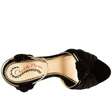 シャーロット オリンピア 黒 ブラック ベルベット レディース 女性用 レディース靴 パンプス 【 BLACK CHARLOTTE OLYMPIA BROADWAY 95 VELVET 】
