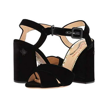 シャーロット オリンピア エマ 黒 ブラック ベルベット レディース 女性用 靴 パンプス 【 BLACK CHARLOTTE OLYMPIA EMMA VELVET 】
