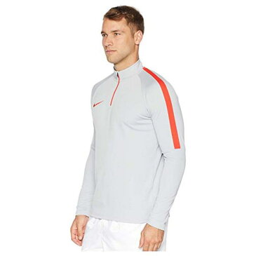 ナイキ ドライ ジップ サッカー ドリル トップ ウルフ クリムゾン メンズ 男性用 トレーナー スウェット 【 NIKE SOCCER DRY 1 4 ZIP DRILL TOP WOLF GREY LIGHT CRIMSON 】