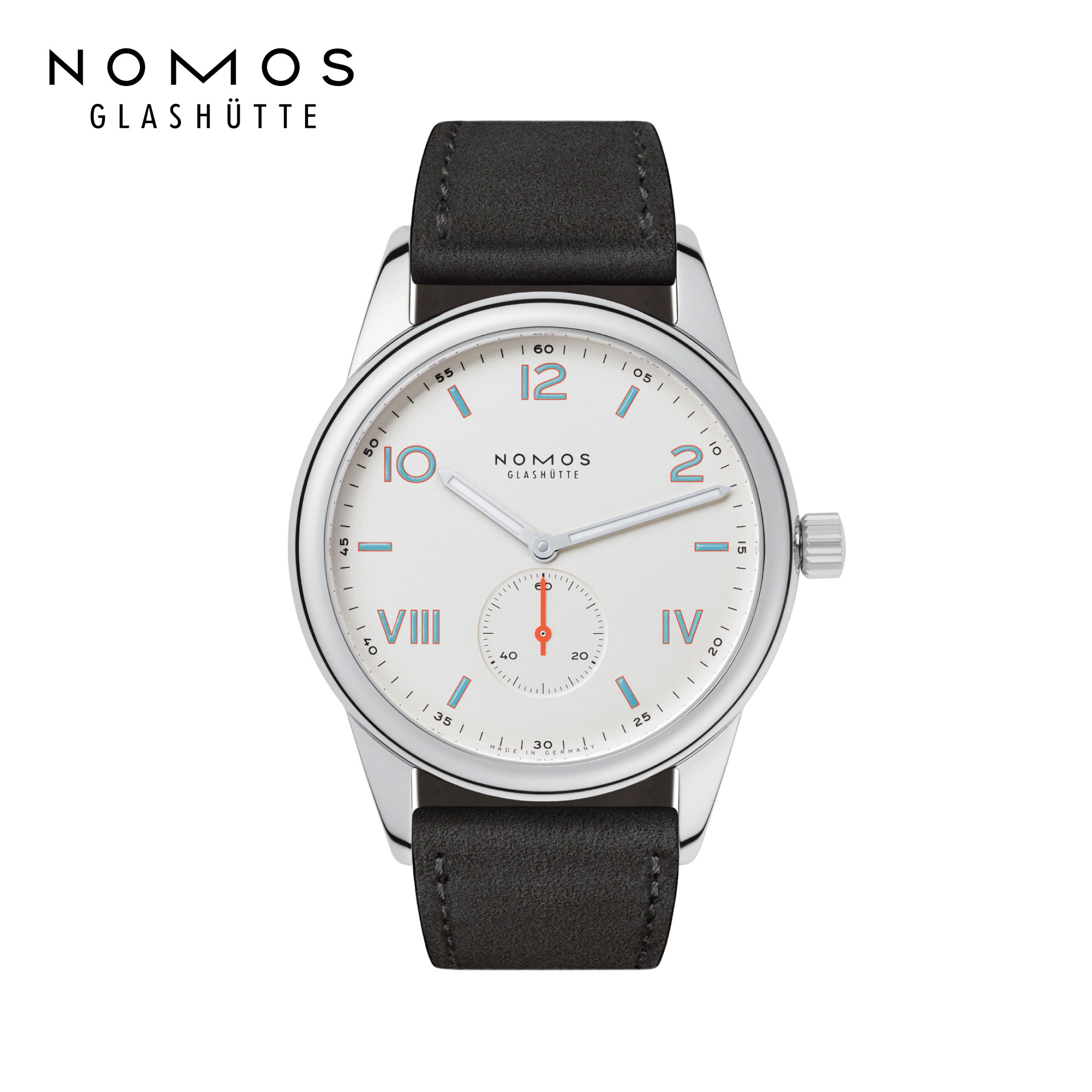 ノモスグラスヒュッテ　クラブキャンパス38　CL1A1W238CP　NOMOS Glashütte　Club Campus38　38mm　手巻き　100m防水　ドイツ製　機械式腕時計　737