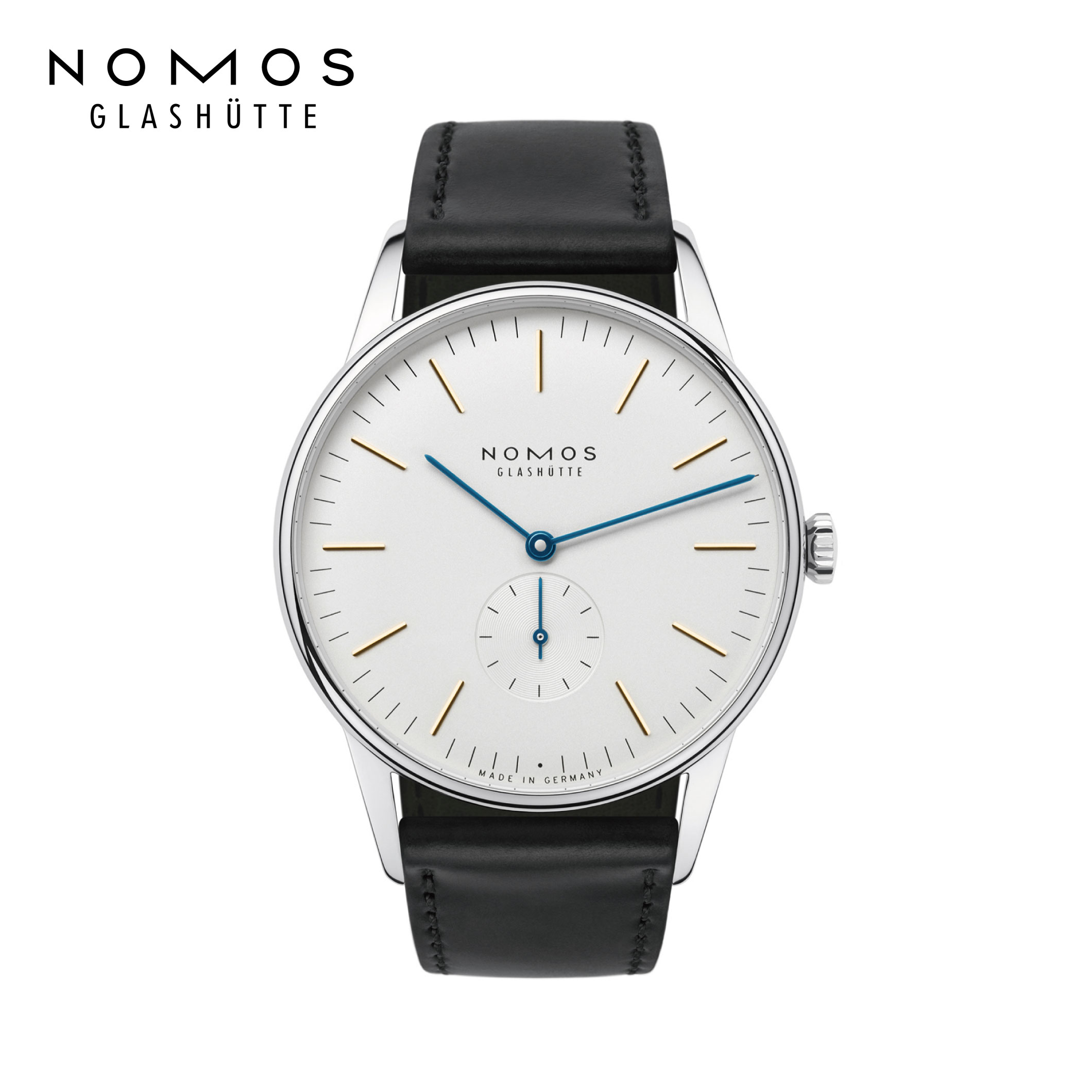 ノモスグラスヒュッテ　オリオン38　OR1A3GW238　NOMOS Glashütte　Orion38　38mm　手巻き　ドイツ製　機械式腕時計　384