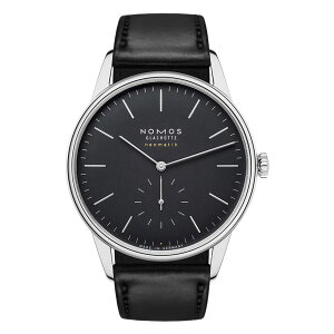 ノモスグラスヒュッテ　NOMOS Glashütte Orion Neomatik New Black NM396 36mm　自動巻　ドイツ製　機械式腕時計 ホーウィン社製 コードバン ブラック 黒 396