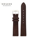 NOMOS Glashutte mXOXqbe xg xA U[ uE Velour Leather brown genuine strap Xgbv vxg