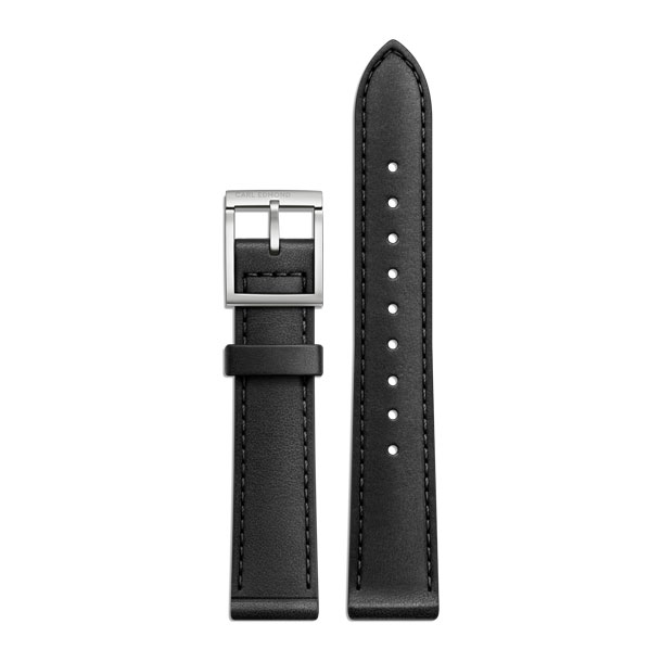 CARL EDMOND カールエドモンド Black Leather Strap 21mm ペアウォッチ ユニセックス メンズ レディース 腕時計 スウェーデン 北欧 ブランド 人気 Tärnsjö社オーガニックレザー使用 ブラック ストラップ 21mm幅 CESB21