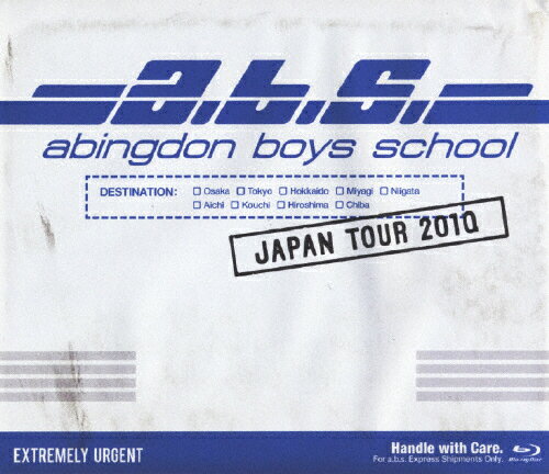 【送料無料】abingdon boys school JAPAN TOUR 2010/abingdon boys school[Blu-ray]【返品種別A】