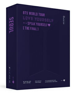 【送料無料】[枚数限定][限定版]WORLD TOUR "LOVE YOURSELF: SPEAK YOURSELF" [THE FINAL] (3BLU-RAY)【輸入盤】▼/BTS[Blu-ray]【返品種別A】のサムネイル
