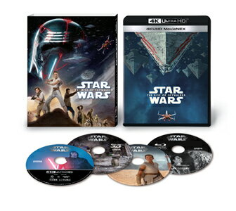 【送料無料】[先着特典付]スター・ウォーズ/スカイウォーカーの夜明け 4K UHD MovieNEX[4KUHD&3D Blu-Ray&2Blu-ray]/デイジー・リドリ..