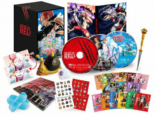    [][]ONE PIECE FILM RED fbNXE~ebhEGfBV(񐶎Y) 4K ULTRA HD+Blu-ray+DVD  Aj[V[Blu-ray] ԕiA 