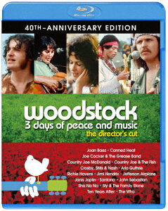 ディレクターズカット ウッドストック 愛と平和と音楽の3日間/ドキュメンタリー映画[Blu-ray]【返品種別A】