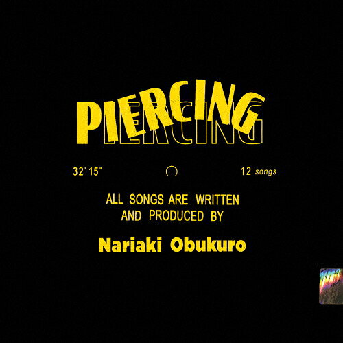 【送料無料】[枚数限定][限定盤]Piercing(完全生産限定盤)【アナログ盤】/小袋成彬[CD]【返品種別A】