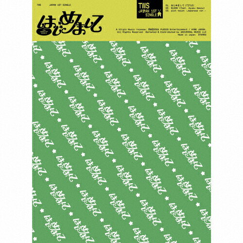 [枚数限定][限定盤]はじめまして(初回限定盤B)/TWS[CD]【返品種別A】のサムネイル