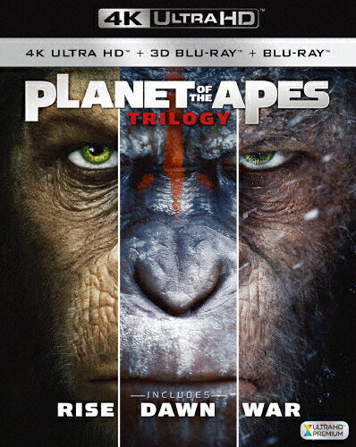 【送料無料】猿の惑星 トリロジーBOX＜4K ULTRA HD+3D+2Dブルーレイ＞/アンディ・サーキス[Blu-ray]【返品種別A】