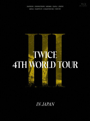 ̵[][]TWICE 4TH WORLD TOUR 'III' IN JAPAN()Blu-ray/TWICE[Blu-ray]ʼA