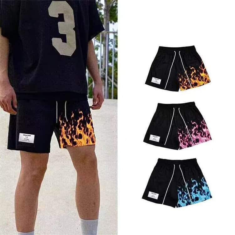 バスパン バスケットボールパンツ バスケ おしゃれ スポーツ 半ズボン 膝上 タイダ...