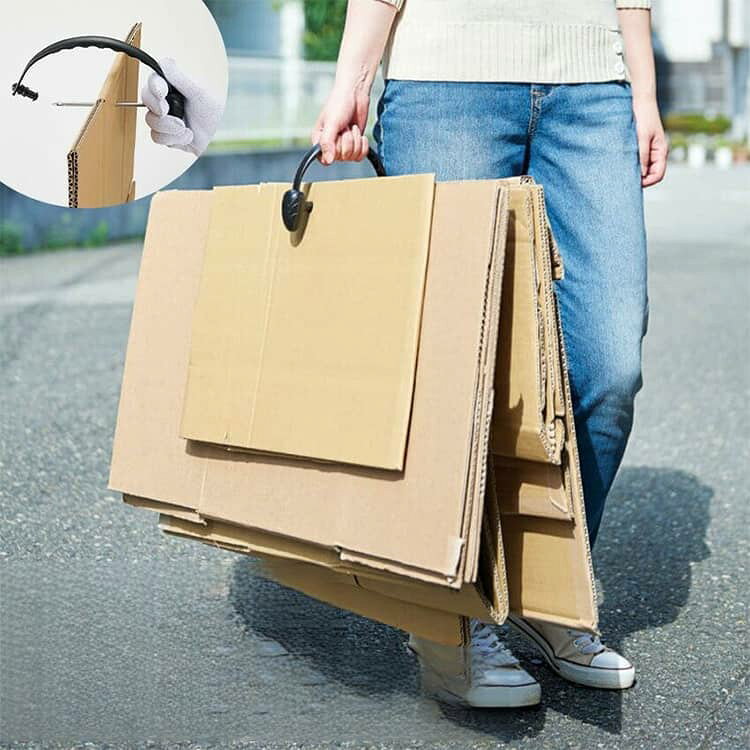 片付け 紐通し 穴開け 段ボール 段ボールカッター 収納 収納ケース 段ボールカッター プラスチック 便利 簡単 手軽 ツール 梱包 開梱 ダンボール 引っ越し 整理整頓 キッチン 工具 josho-shop5-10007830 JOSHOショップ サンプル画像3
