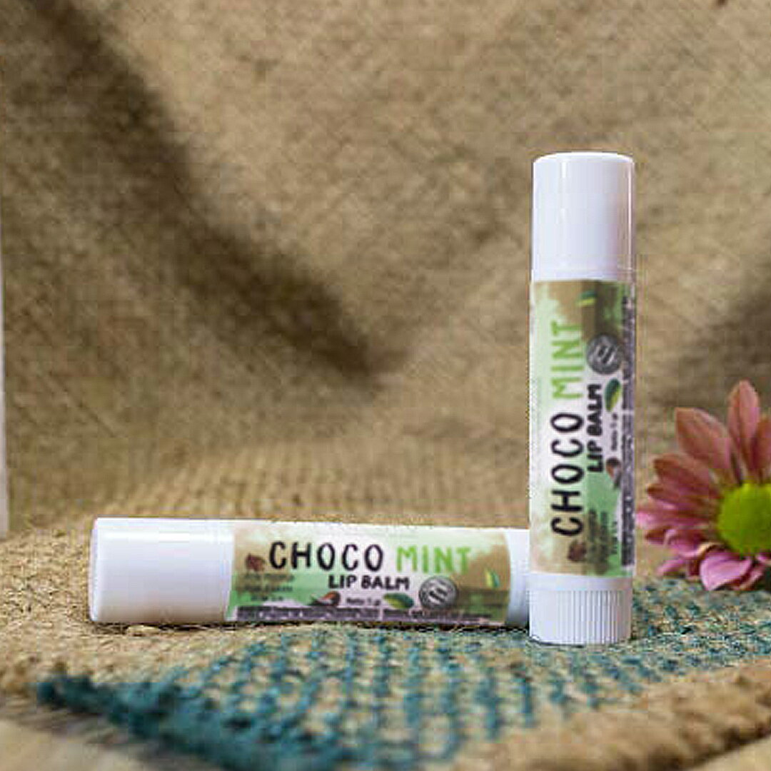 チョコミントリップクリーム チョコミン党 天然成分 バリ島 自然派 唇ケア チョコミント 上糖舶来