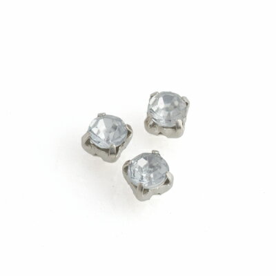 爪付き 円形アクリル4mm Crystal＜5個入り＞