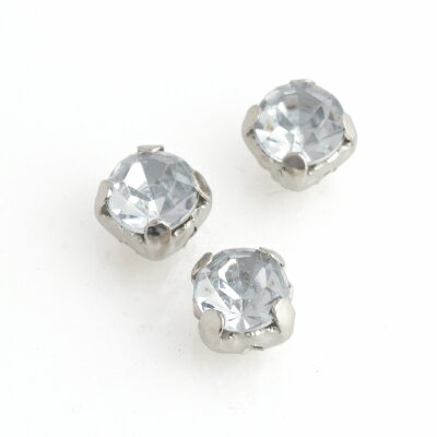 爪付き 円形アクリル6mm Crystal＜5個入り＞