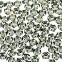 爪付き 円形クリスタル 3mm Black Diamond ＜10個入り＞