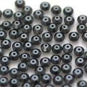 スパンコール型クリスタル4mm Jet Hematite ＜20個入り＞