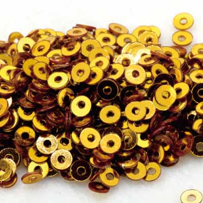 平丸形スパンコール Deep BrightGold