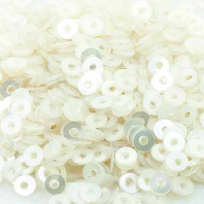 平丸形スパンコール White