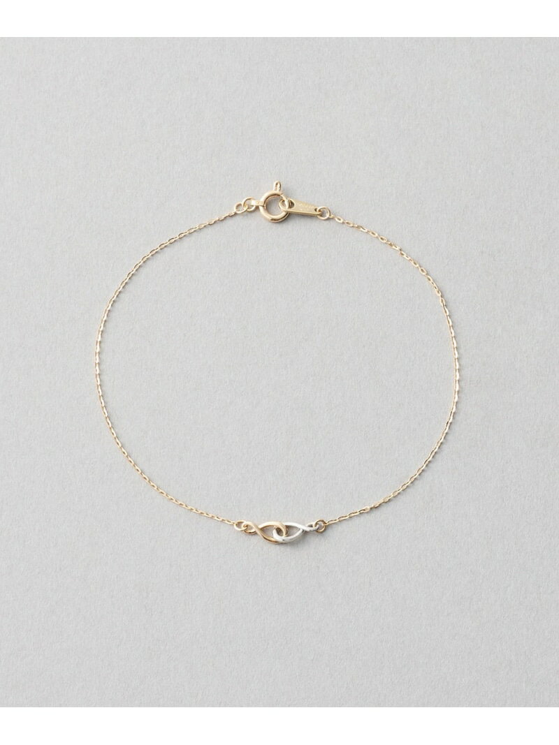 K10 ブレスレット インフィニティ コンビカラー Jouete ジュエッテ アクセサリー・腕時計 ブレスレット・バングル ゴールド【送料無料】[Rakuten Fashion]