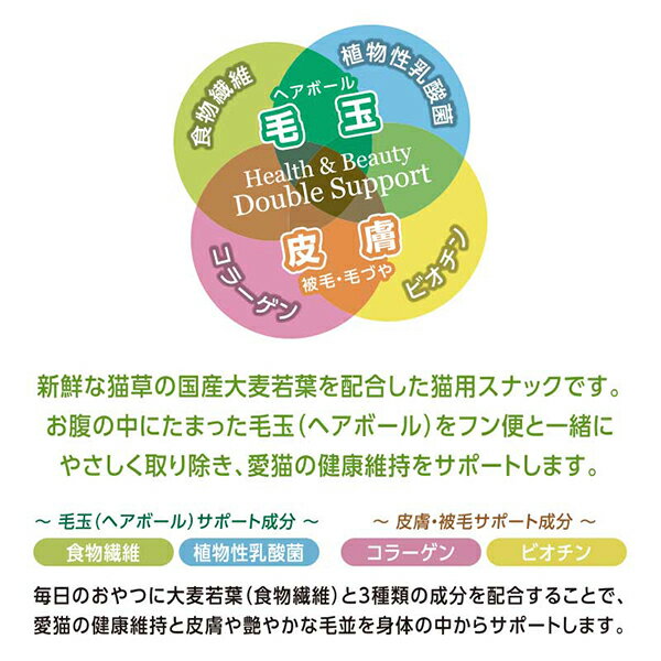 【土日祝も営業 まとめ買いがお得】猫草スナック まぐろ味 3個セット 2