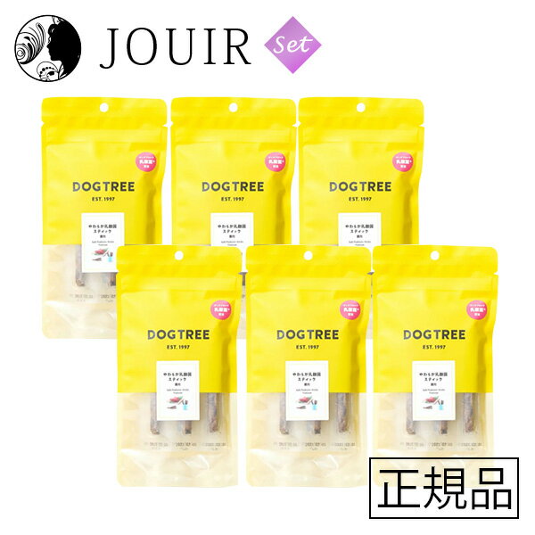 楽天JOUIR【土日祝も営業 まとめ買いがお得】DOGTREE（ドッグツリー） やわらか 乳酸菌スティック 鹿肉（6本入り） 6個セット