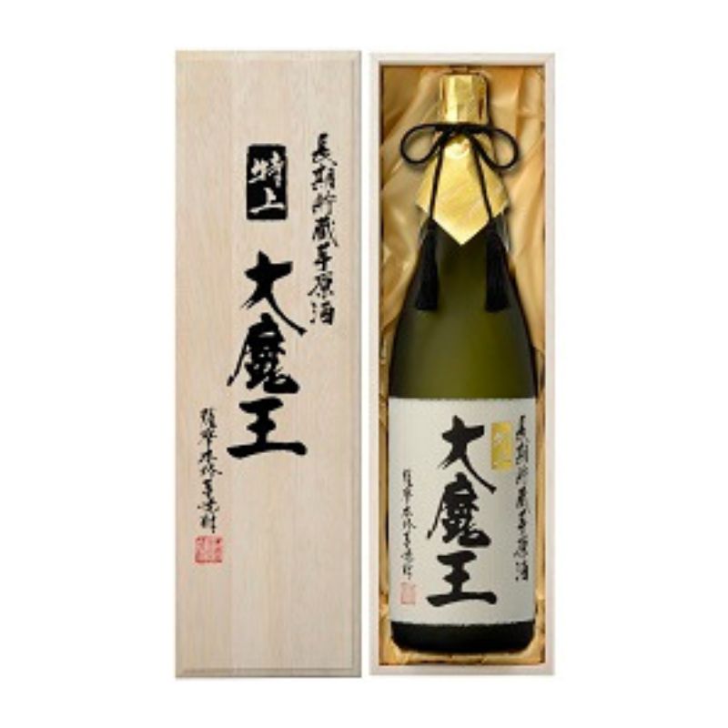 魔王 送料無料 木箱入り 本格芋焼酎 特上大魔王 長期貯蔵芋原酒 36度 1.8L瓶