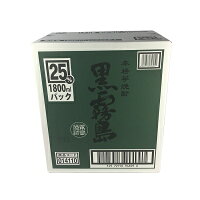 まとめ買い芋焼酎黒霧島パック25度1800ml1.8L6本ケース販売