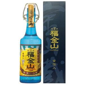 送料無料 芋焼酎 金箔入 福金山 25度 箱入り 720ml いも焼酎 焼酎ギフト