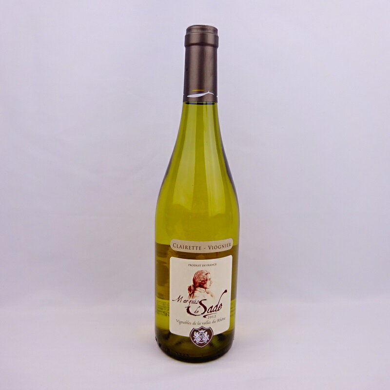 白ワイン フランス マルキ ド サド ブラン クレレット ヴィオニエ 2012 Marquis de Sade Clairette Viognier 750ml