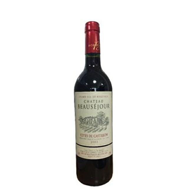 赤ワイン フランス ボルドー シャトー・ボーセジュール 2003 カスティヨン・コート・ド・ボルドー 750ml