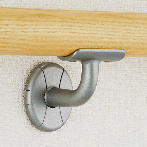 手すり金物屋内ブラケットマツ六BAUHAUS32mmブラケット横型カバー付ゴールドBE-01G