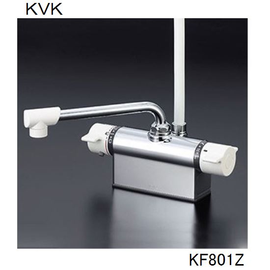 乐天商城 - KVK 浴室用 KF801Z デッキ形サーモスタット式シャワー