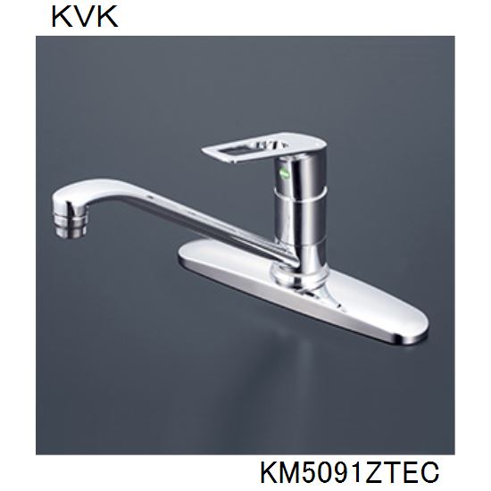 Rakuten - KVK キッチン用 KM5091ZTEC シングル混合栓