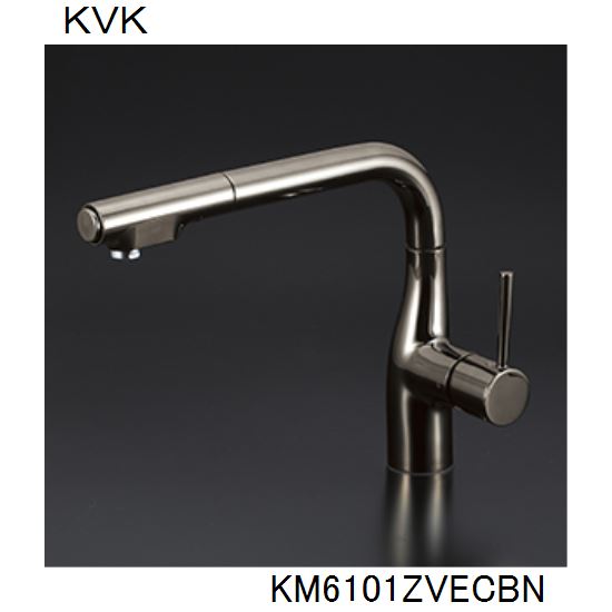 Rakuten - KVK キッチン用 KM6101ZVECBN シングルシャワー付混合栓