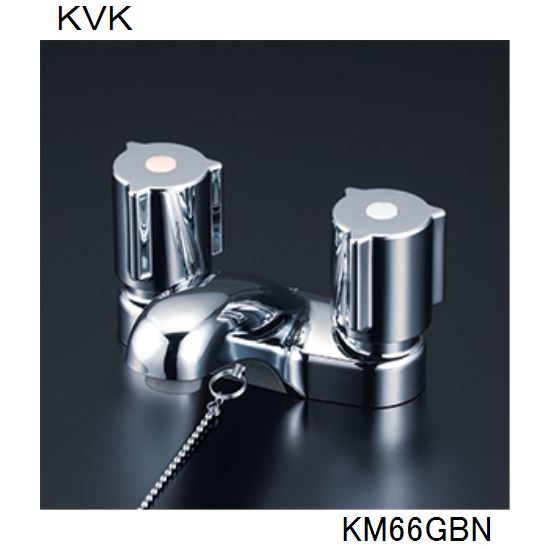 KVK 洗面化粧室用 KM66GBN 2ハンドル混合栓