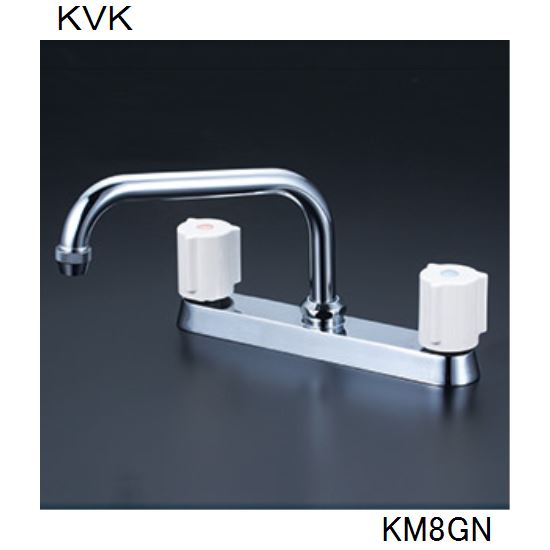 乐天商城 - KVK キッチン用 KM8GN 2ハンドル混合栓