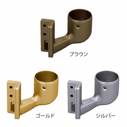 手すり 金物 部品 手摺 tesuri 玄関 階段 トイレ diy 介護 マツ六 35mm 出隅スリム座ブラケットカバー付 BD-45 全3色