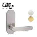 ドアノブ GIKEN ギケン 川口技研 No.33 UKT13座 空錠 8ST-33-1UKT13 全2色 交換 取替 レバーハンドル メンテナンス
