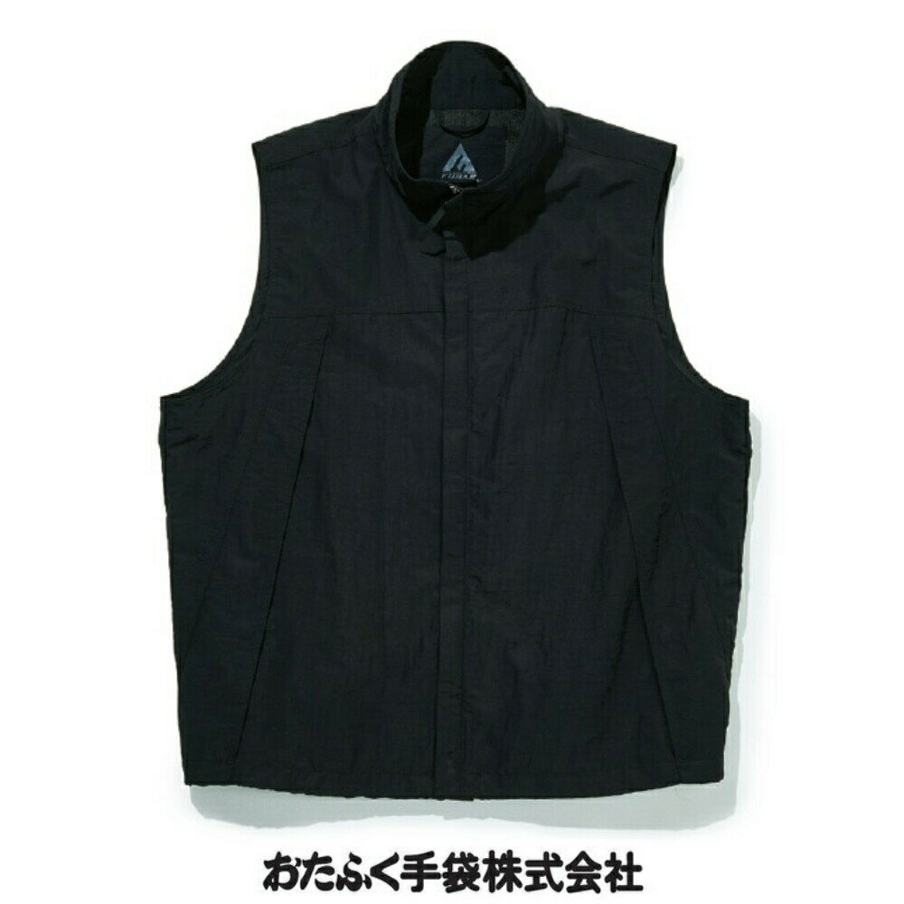 おたふく手袋 フーバー ユーティリティーベスト 全2サイズ アウター 黒 オールシーズン カバンいらず ..