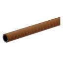 マツ六 32ロングスパン1400 ディンプル付 サイズ φ32×4000mm BE-614MB 木目Mブラウン 手すり 手すり棒 室内 手摺 階段 玄関 廊下 ...