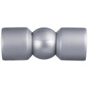 手すり 金物 マツ六 32mm 自在ジョイント BE-18S シルバー 部品 手摺 tesuri 玄関 階段 トイレ diy 介護