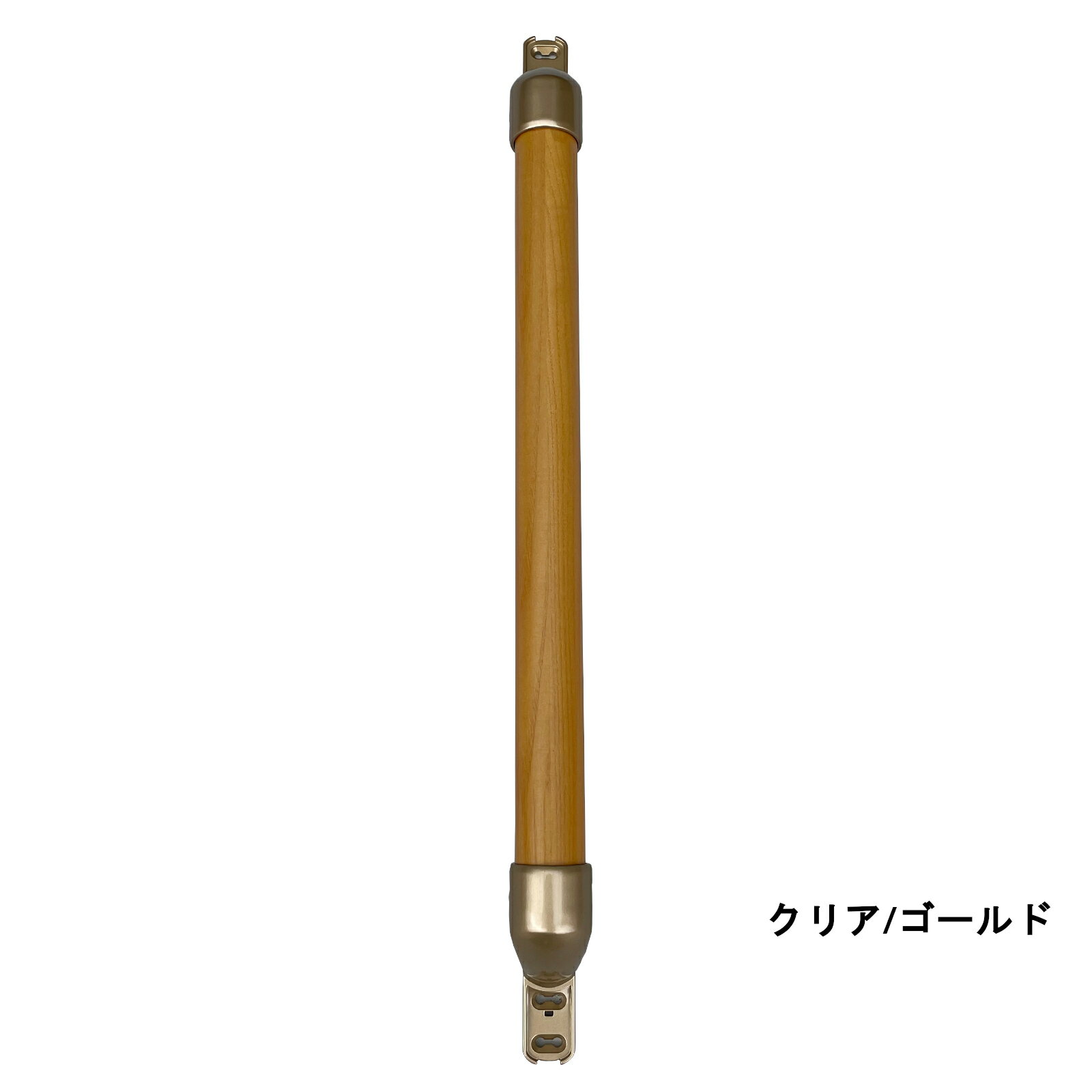手すり枠ディンプル付滑りにくいΦ32mmtimes;600mm信頼の日本製玄関階段室内屋内木製木製手すりI型Iam600DB48G