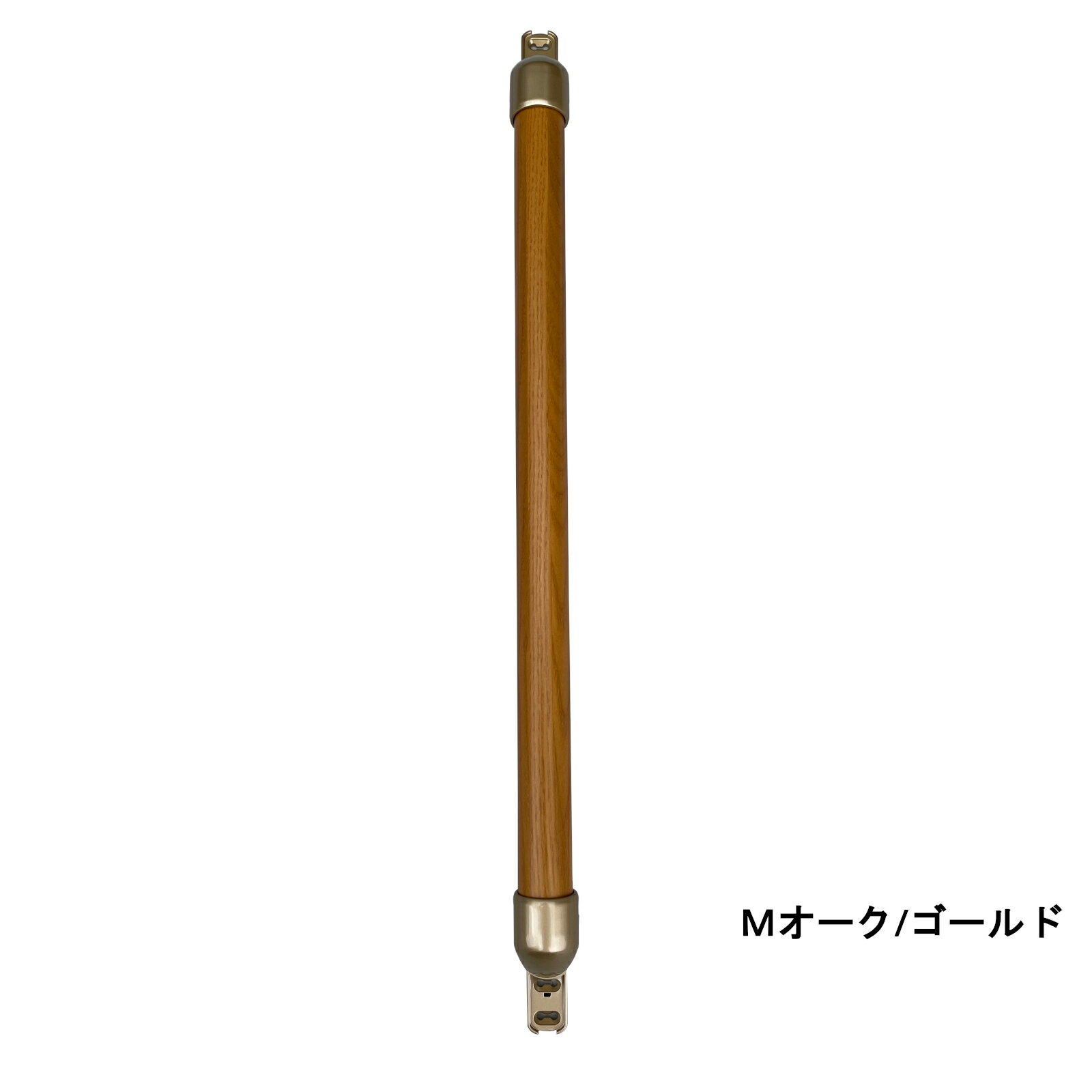 手すり枠ディンプル付滑りにくいΦ32mmtimes;600mm信頼の日本製玄関階段室内屋内木製木製手すりI型Iam600DB48G