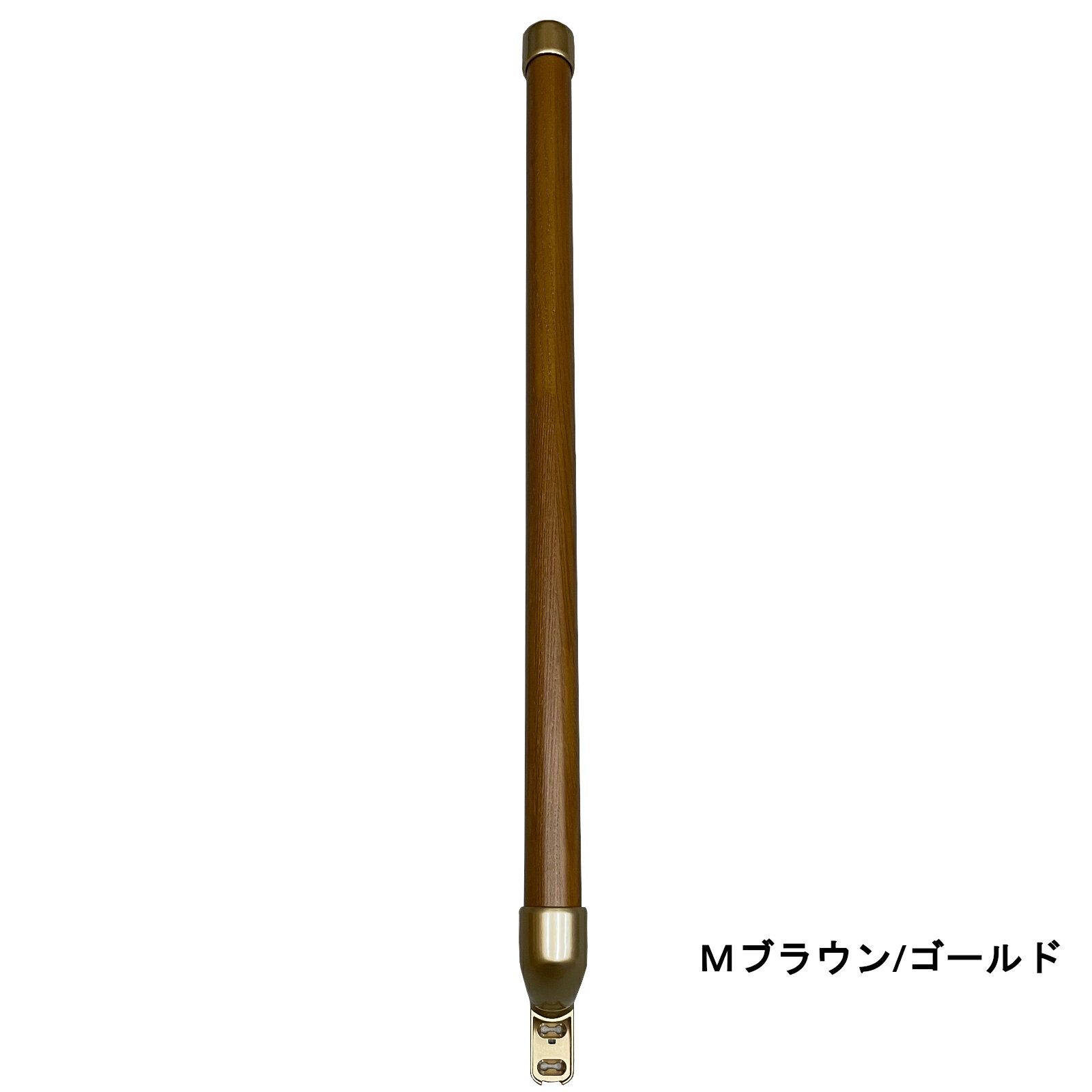 手すり枠ディンプル付滑りにくいΦ32mmtimes;600mm信頼の日本製玄関階段室内屋内木製木製手すりI型Iam600DB48G
